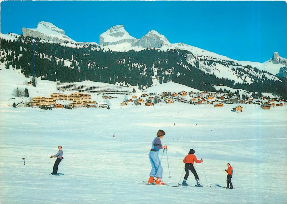 Leysin – Alpes Vaudesas — alt. 1400 m — Edition Photoglob SA, Zúrich/Vavey - Anverso