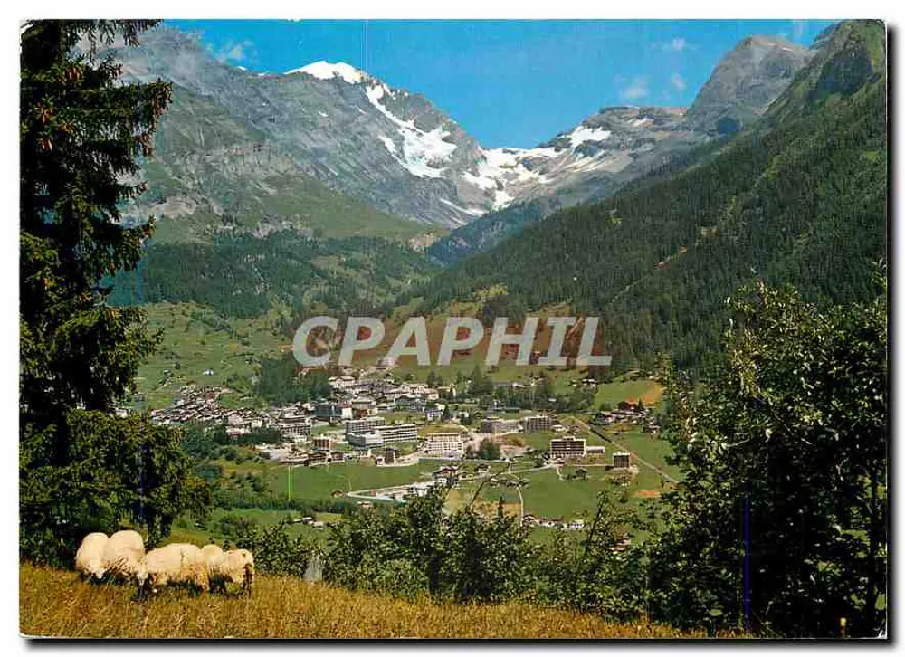 Leukerbad — Panoramablick — Photo Klopfenstein, Adelboden - Vorderseite