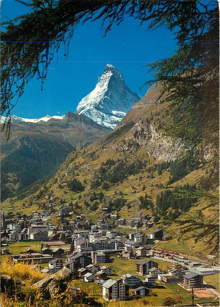मैटरहॉर्न — ज़र्मट — फोटो क्लॉप्फेनस्टेन - आगे