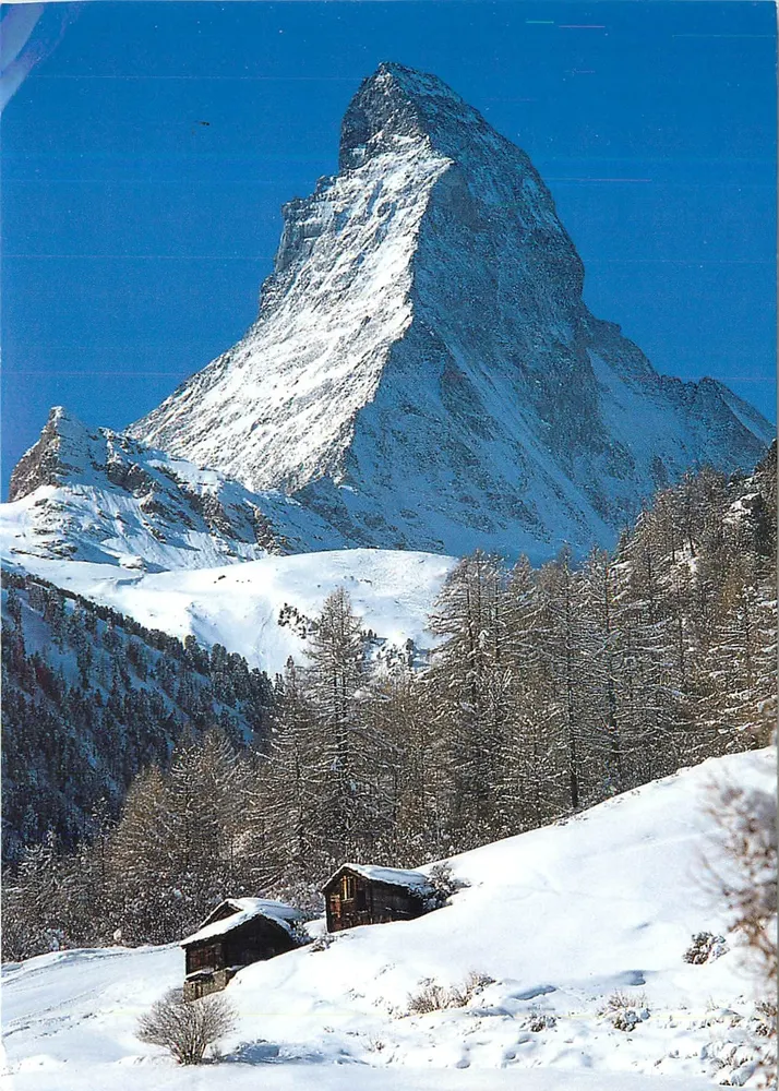 Matterhorn — 4478 m, Mt. Cervin — Zermatt, Wallis - Frente