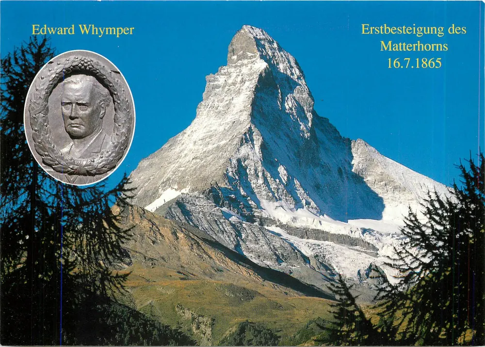 Matterhorn — first ascent by Edward Whymper — Photo Klopfenstein - Front