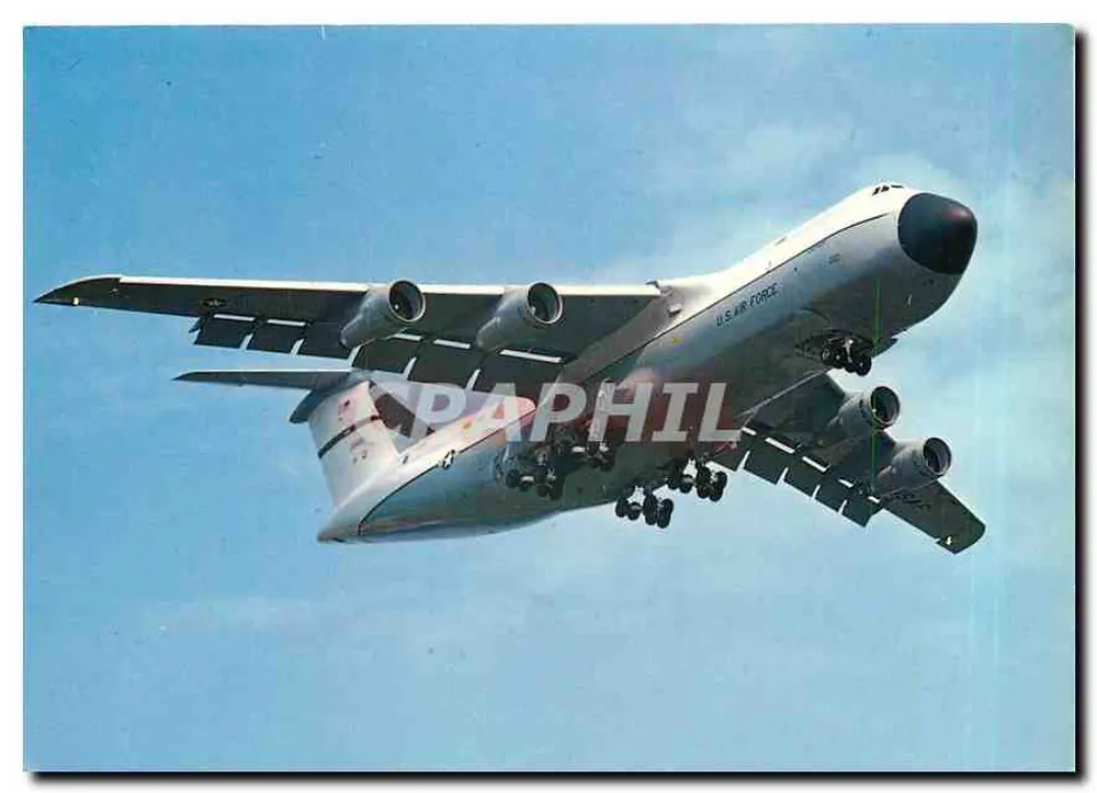 Lockheed C-5A Galaxy — Militärtransporter — Photo und Verlag E. Baumann, Winterthur - Frente