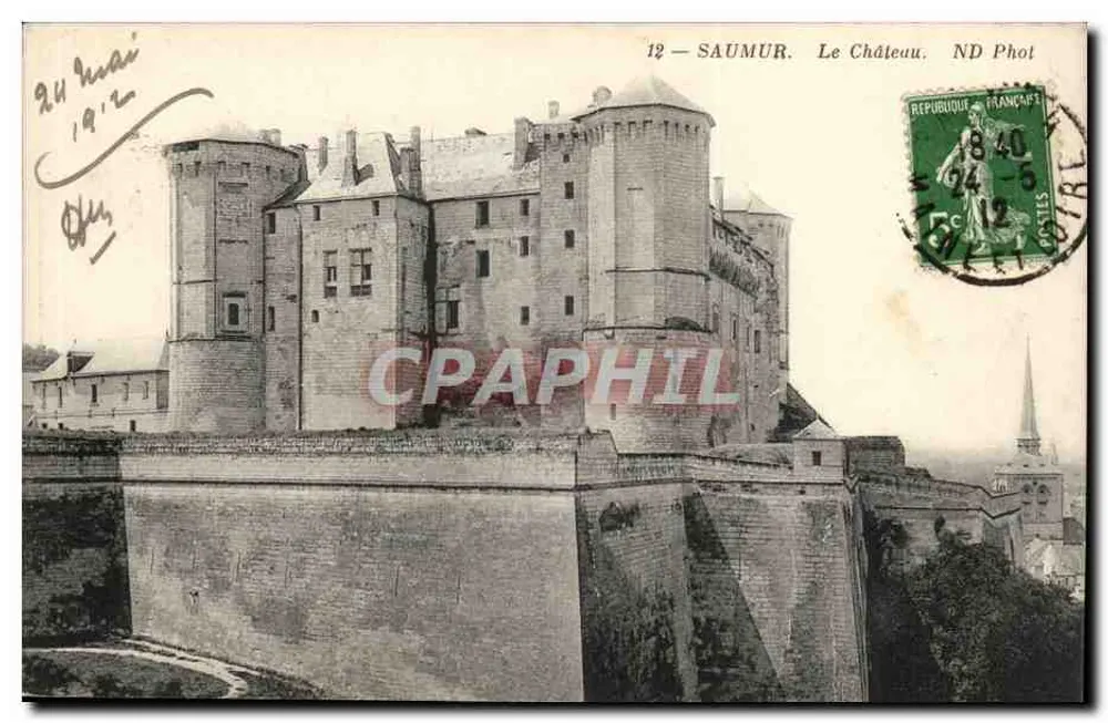 Saumur — O Castelo — ND Phot, n°12 - Frente