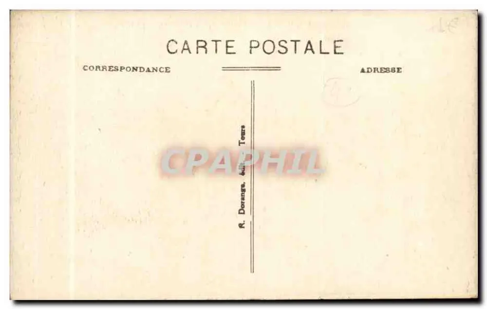 Saumur (M.-et-L.) — Escola de Aplicação de Cavalaria - Verso