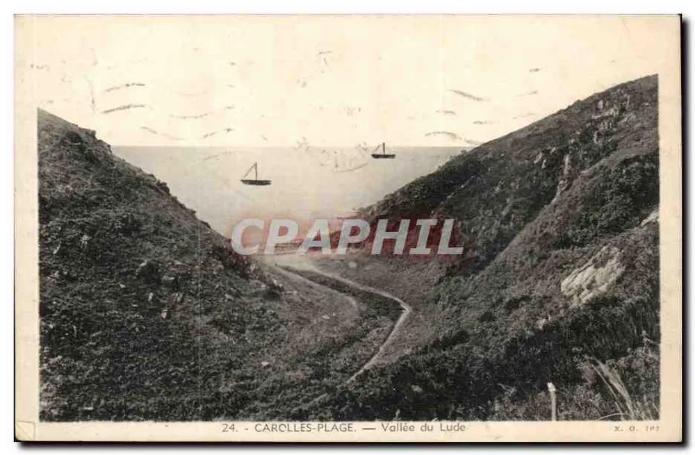 Carolles-Plage — Vale do Lude — X.O. 24 - Frente