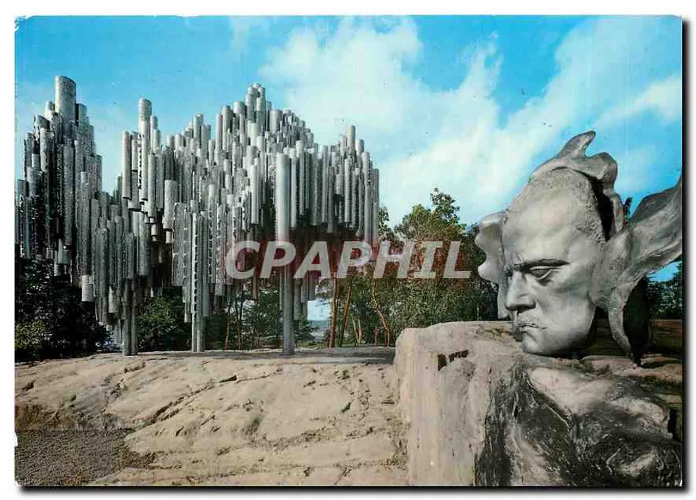 Denkmal für Jean Sibelius — Sibeliuspark, Helsinki — Skulptur von Eila Hiltunen, 1967 - Vorderseite