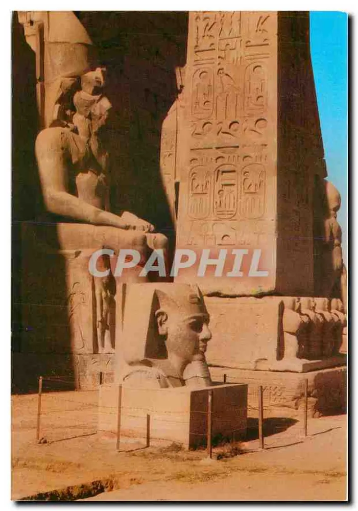 Luxor - Tempel von Amun Ra — Reste von Ramsès II — Verleger Lanbeldi & Co. - Vorderseite