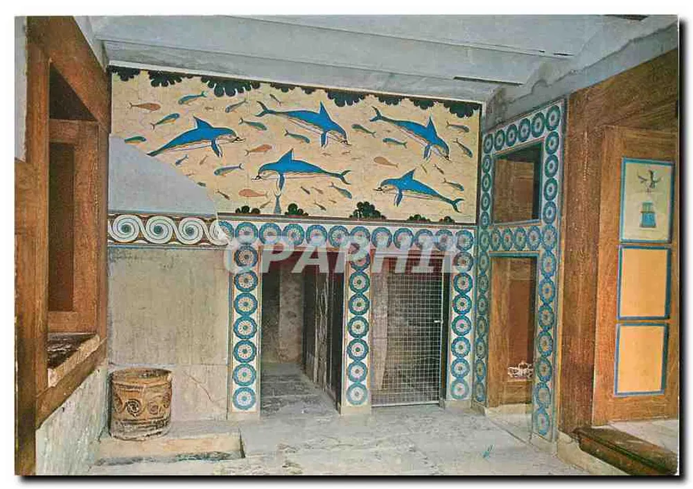 Departamento de la Reina — Cnossos — Imprenta G. Loucatos, Atenas - Anverso