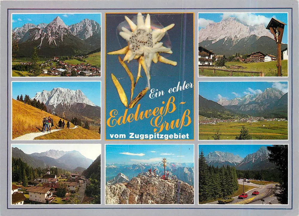 Zugspitzgebiet — Edelweiß — editor Franz Mitz Verlage - Frente