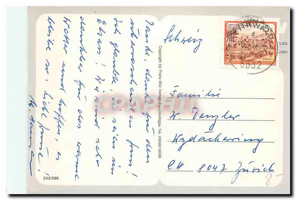 Zugspitzgebiet — Edelweiß — editor Franz Mitz Verlage - Verso