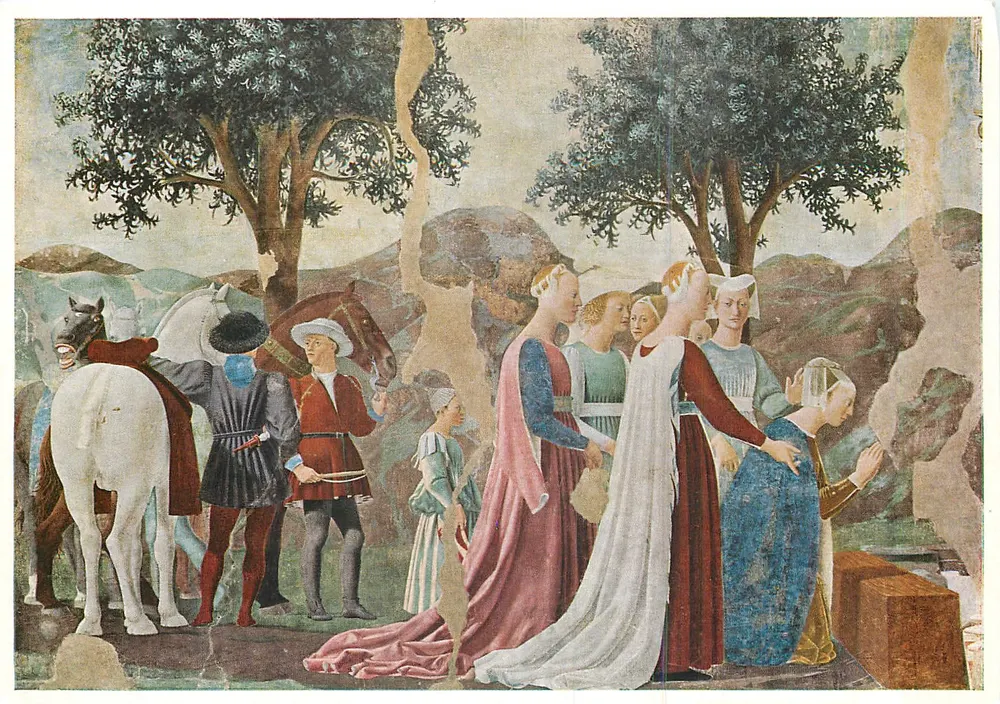 L'Adorazione dei Pome — Piero della Francesca — éditeur N. 519 - Recto