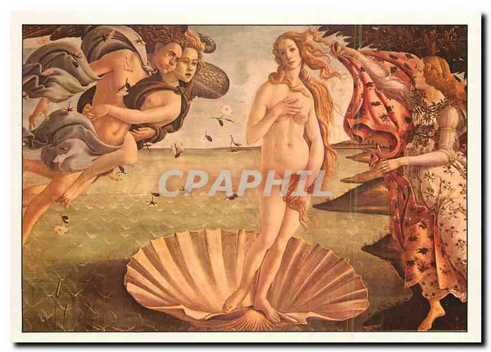 Nascimento de Vênus — Botticelli — Editor: Foto Giraudon, Paris, n° D6 063-07 - Frente