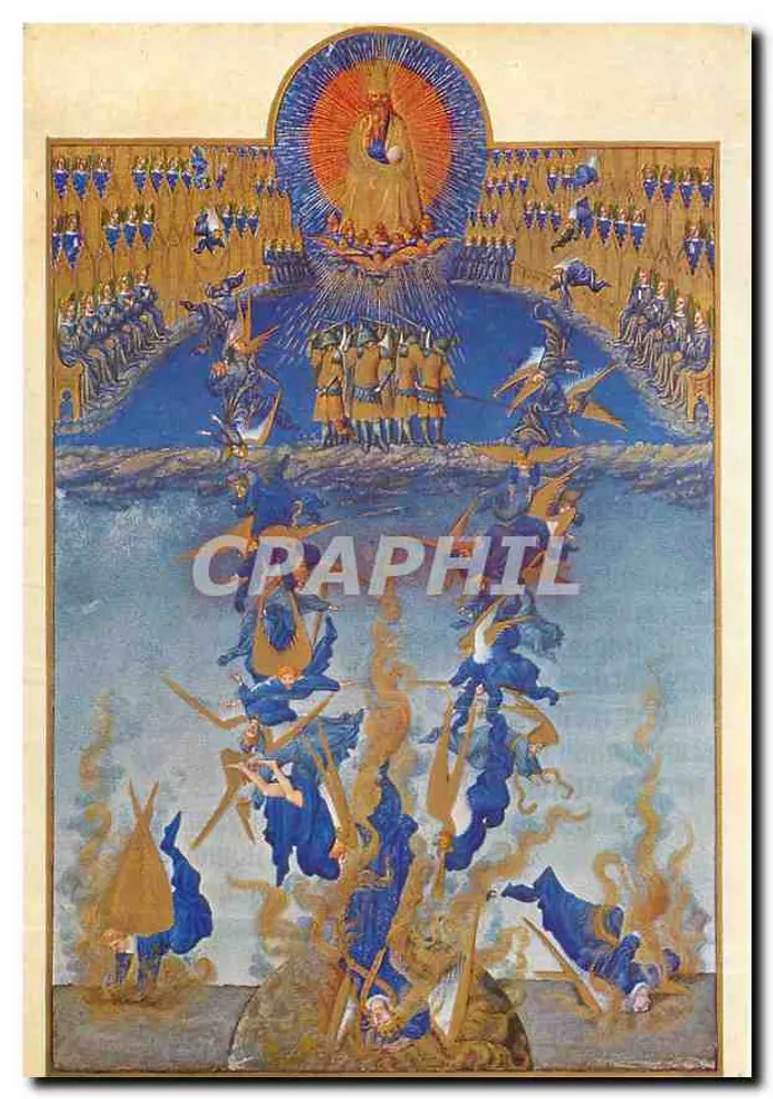 Die Fall der rebellischen Engel — Musée Condé, Chantilly, französische Schule, 15. Jahrhundert — Les Éditions Romis, Paris - Vorderseite