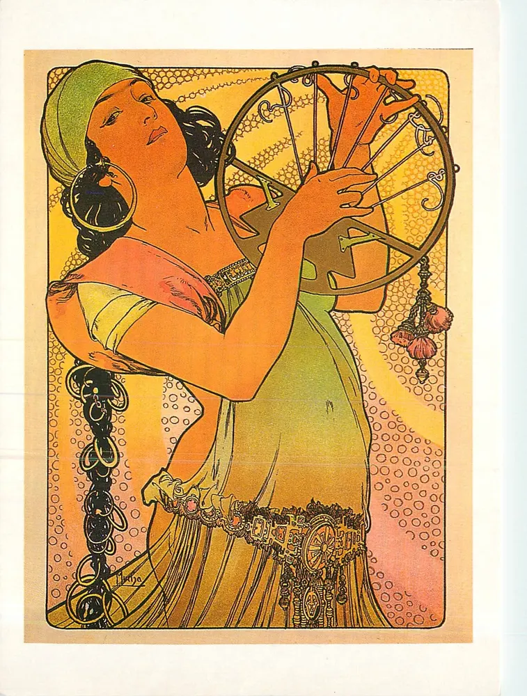 Salomé — Alphonse Mucha, gravura moderna, 1897 — Parkland Verlag - Frente