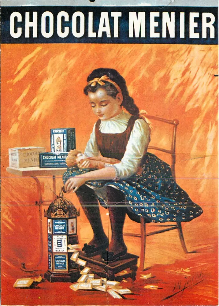 Chocolate Menier — publicidade ilustrada — edição F. Nugeron - Frente