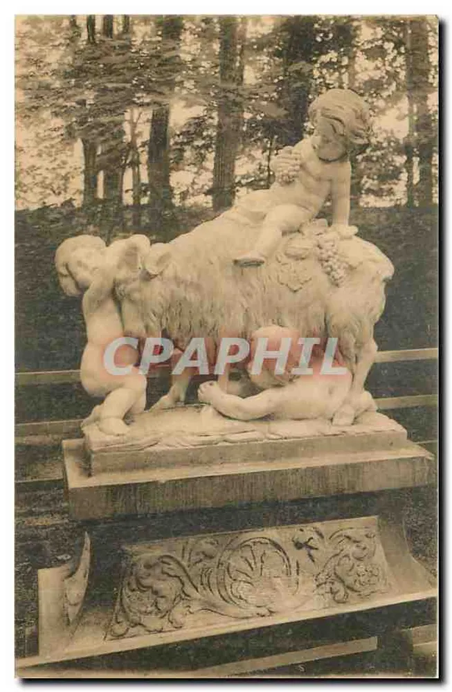 Schwetzingen — Schlossgarten, Die Bacchuskindern — Verlag Otto Schwarz, Großh. Hall. - Vorderseite
