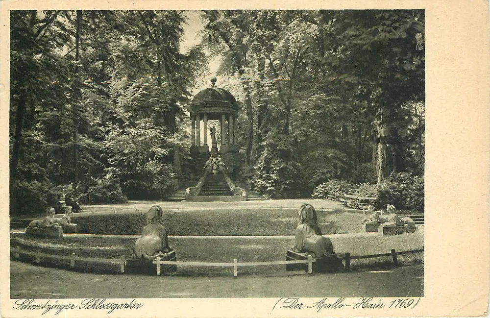 श्वेट्जिंगेन श्लॉसगार्टन — एपोलो हैन 1769 — एडिटर अदृश्य - आगे