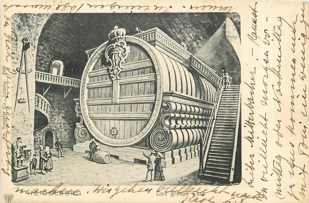 Heidelberg - Duży cypel — Dr. Trenkler Co. Leipzig, n° 9506 - Awers