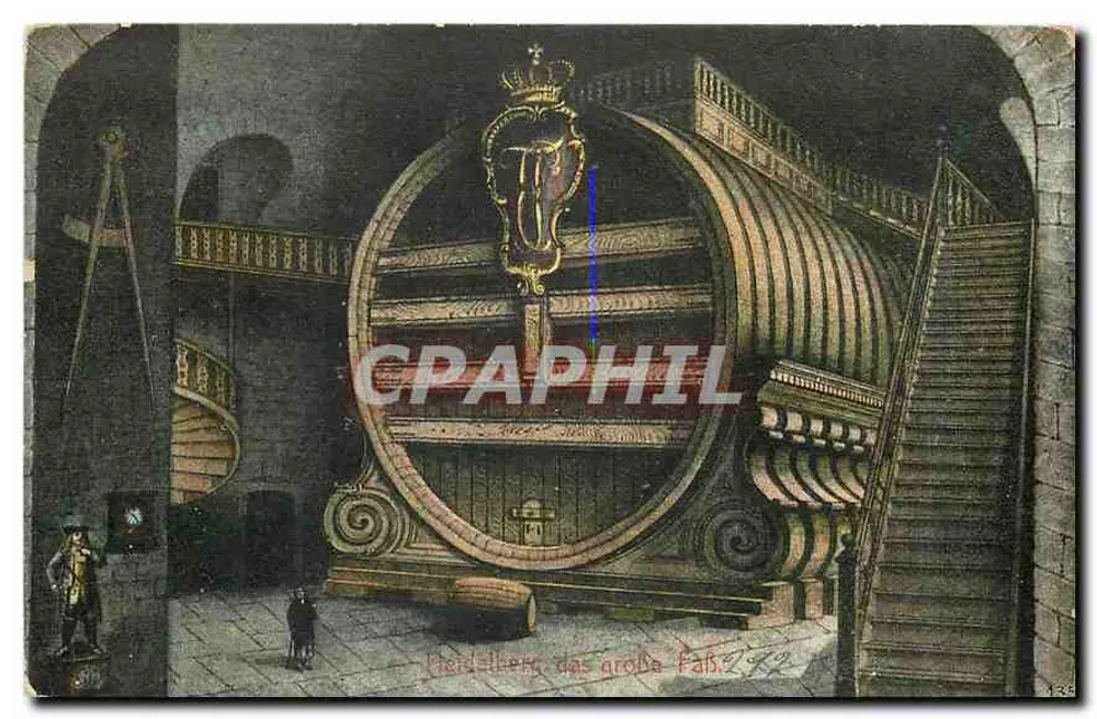 Heidelberg — het grote vat — uitgever G. Pfeiffer & Cie, n° 3- - Voorkant