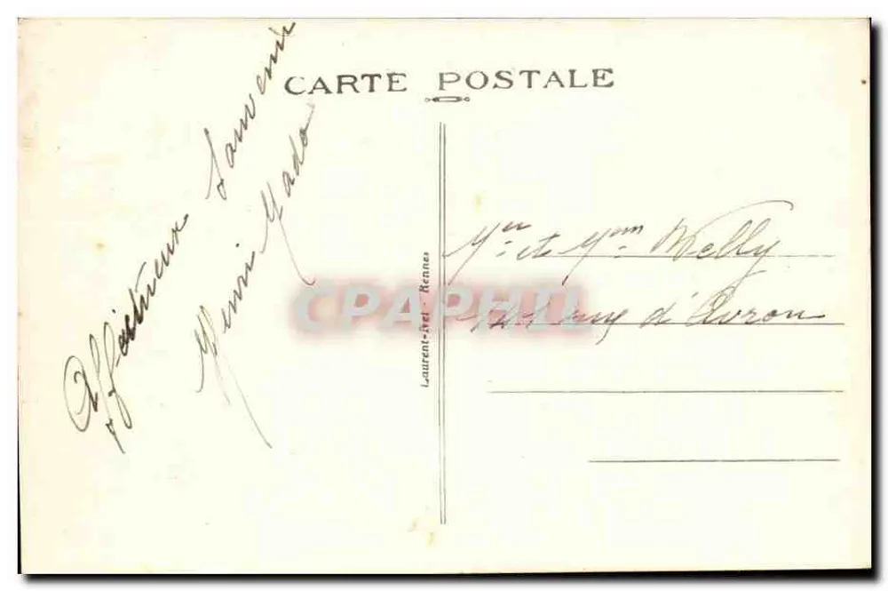 Mont Saint-Michel — Côté Sud — éditeur Laurent, n° 352 - Verso