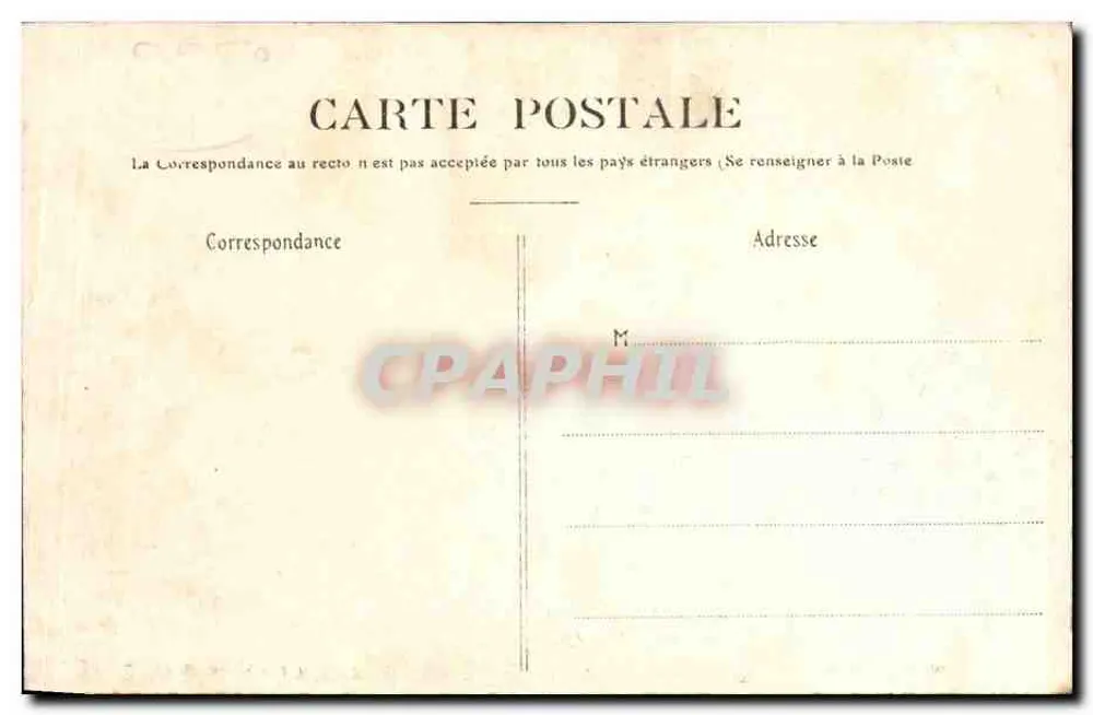 Boursault — Stary Zamek — J. Bracquemart, wyd., Épernay - Rewers