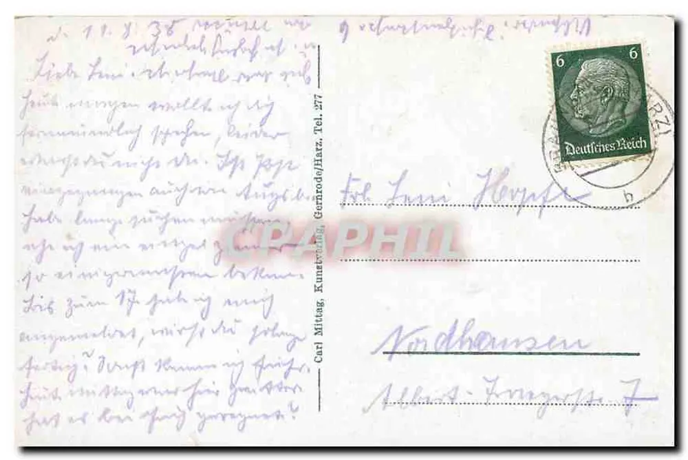 ब्राउनलागे / ओबरबार्ज़ मिट वर्मबर्ग 971 मीटर — पैनोरामिक दृश्य — एडिटर अज्ञात - पीछे