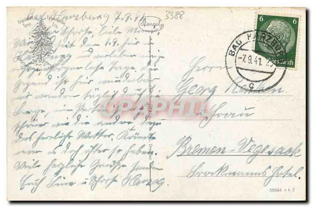 Bad Harzburg — Villen am Burgberg — Verlag: ? Seriennummer: ? - Rückseite