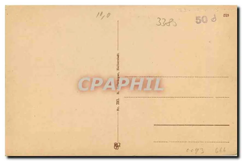 Goslar — Hotel Achtermann — n° 295 - Rewers