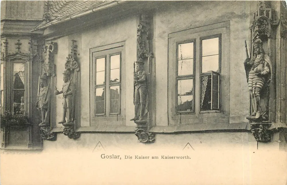 Goslar, The Emperors at Kaiserworth — Nordwestdeutscher Kunstverlag, No. 2001 - Front