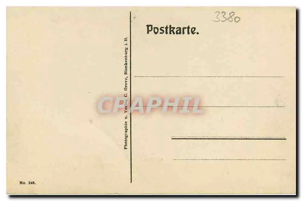 Goslar no Harz — Dukatenmännchen na Kaiserworth — Fotografia n. Greve C. Greve, Blankenburg L. i. - Verso
