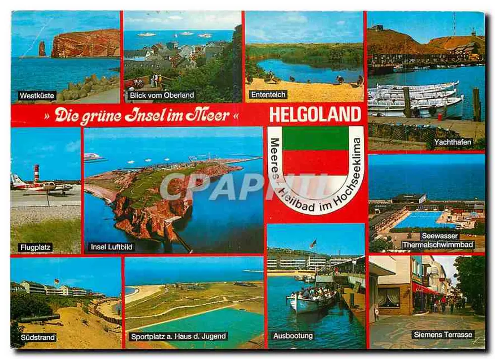 Helgoland — Die grüne Insel im Meer — éditeur Nordseebad Helgoland - Recto