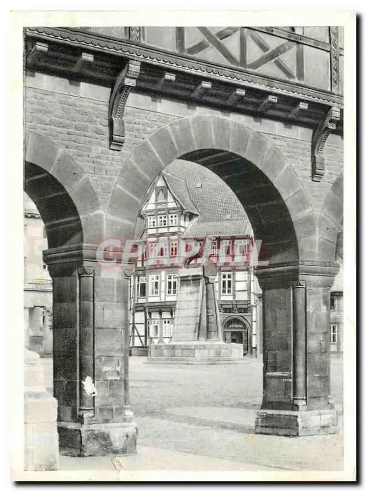 Braunschweig — Uitzicht op Burgplatz met leeuwen — n°4 - Voorkant