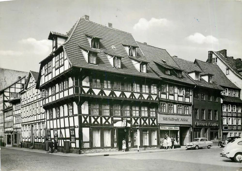 Göttingen - Alte Fachwerkhäuser — Universitätsstadt Göttingen — A.H. Wagner Verlag, Nr. GÖ 594 - Vorderseite