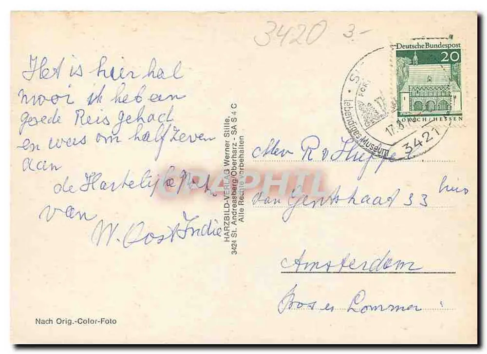 सीबर इम हार्ज — सुंदर सीबरथल में एक वायु चिकित्सा केंद्र — H.A.32 बिल्ड वर्ल्ग जी. वर्नर, स्टिले - पीछे