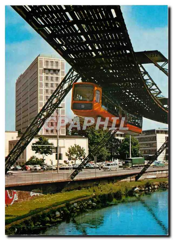 Cable car over river — Wuppertal, Germany — BILD-DRUCK & VERLAG GmbH - Recto