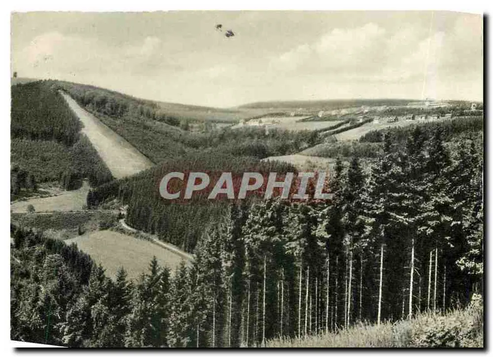 Winterberg — Slalomhang mit Schnell und Kurhaus — Hersteller und Verlag Schöning & Co., Wiberg - Vorderseite