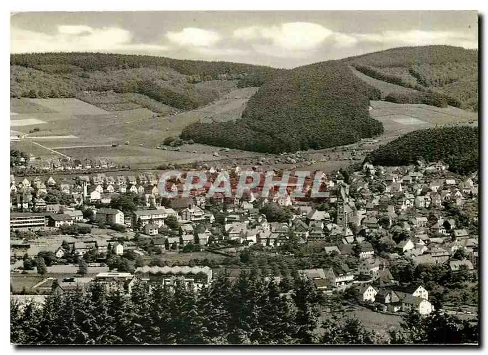 Kneipp and Air Cure Resort OLSBERG/Sauerland — aerial view — Verlag Jos. Grobel, Fredenberg - Front