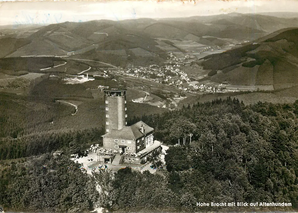 Hohe Bracht — Torre de Visão — Hersteller und Verlag Solingen & Co., Lübeck - Frente