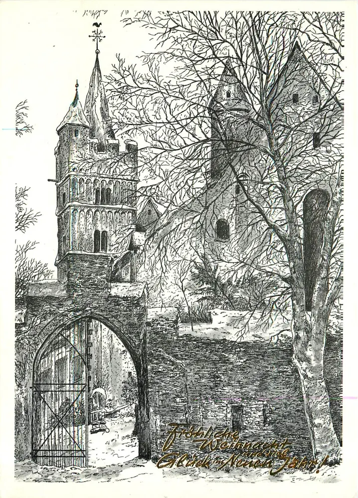Ingelheim am Rhein — La Chiesa del Castello — Fotokunstverlag F. G. Zeitz KG, Königsee - Recto