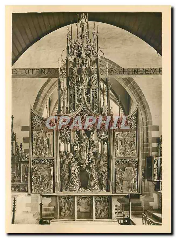 Altar der Jungfrau — Werk von Tilman Riemenschneider — Verlag f. n. O. Brockmann, Creglingen - Vorderseite