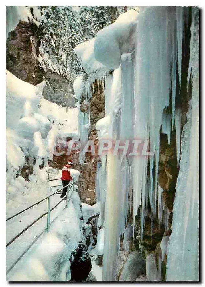 ला ब्रेइटाचक्लैम्म — बर्फ से भरी गोर्ज के साथ जमी हुई झरना — बोडन, संख्या 1144/3 - आगे