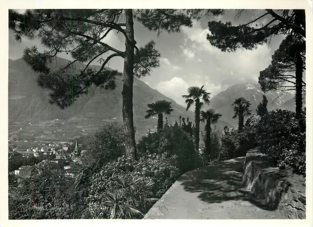 Merano - Passeggiata Tappeiner — J. F. Amonn S.A., Bolzano - Frente