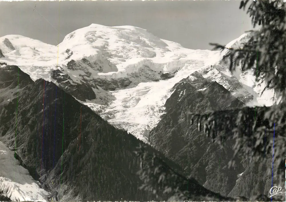 Chamonix - Mont-Blanc — Dôme e Aiguilha do Gouter — Cie des Arts Photomécaniques, Paris - Frente