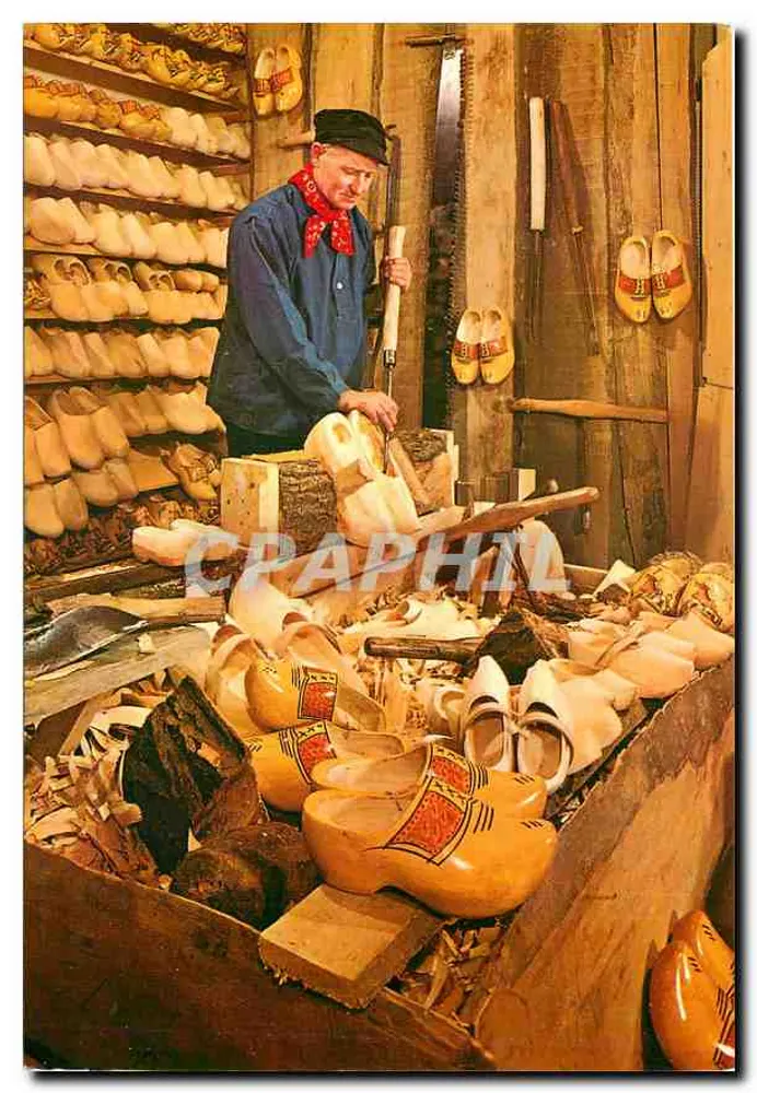 हॉलैंड के क्लॉगमेकर अपने कार्यशाला में - यूरो कलर कार्ड्स, श्रृंखला को 401 - आगे
