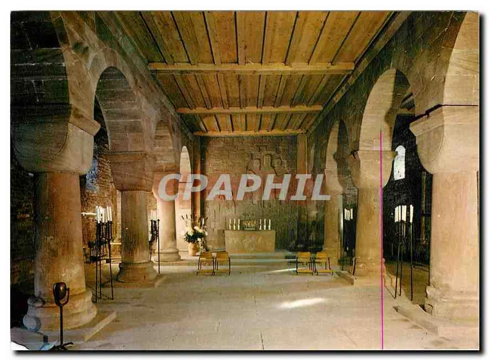 Interior da abadia de Hirsau — Schwarzwald, St. Aurelius — edição Schöning & Co., Lübeck - Frente