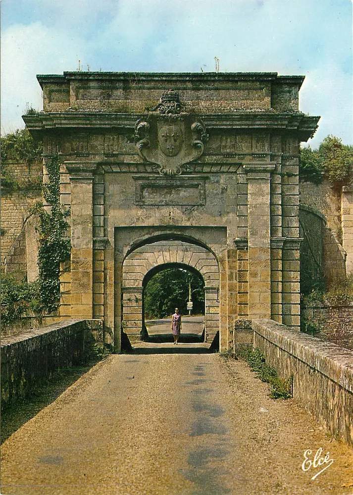 Blaye (Gironde) — Königstor und die Citadel, entworfen von Vauban — Verlag Elcée - Vorderseite