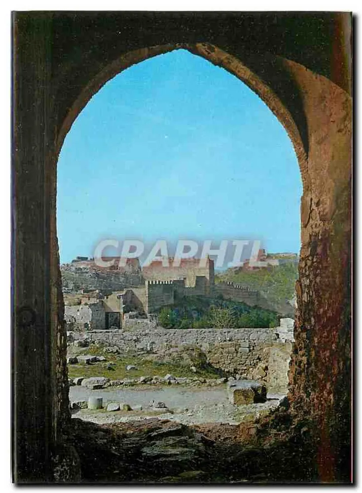 Sagunto (Valencia) — Blick auf Schloss Porta-Almenara — Postales Durán Velasco - Vorderseite