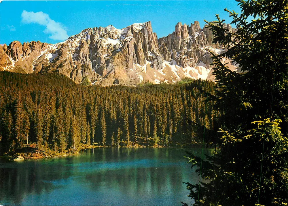 Lago di Carezza — Dolomitas — Verlag-Andreas / Italia BDTM - Frente