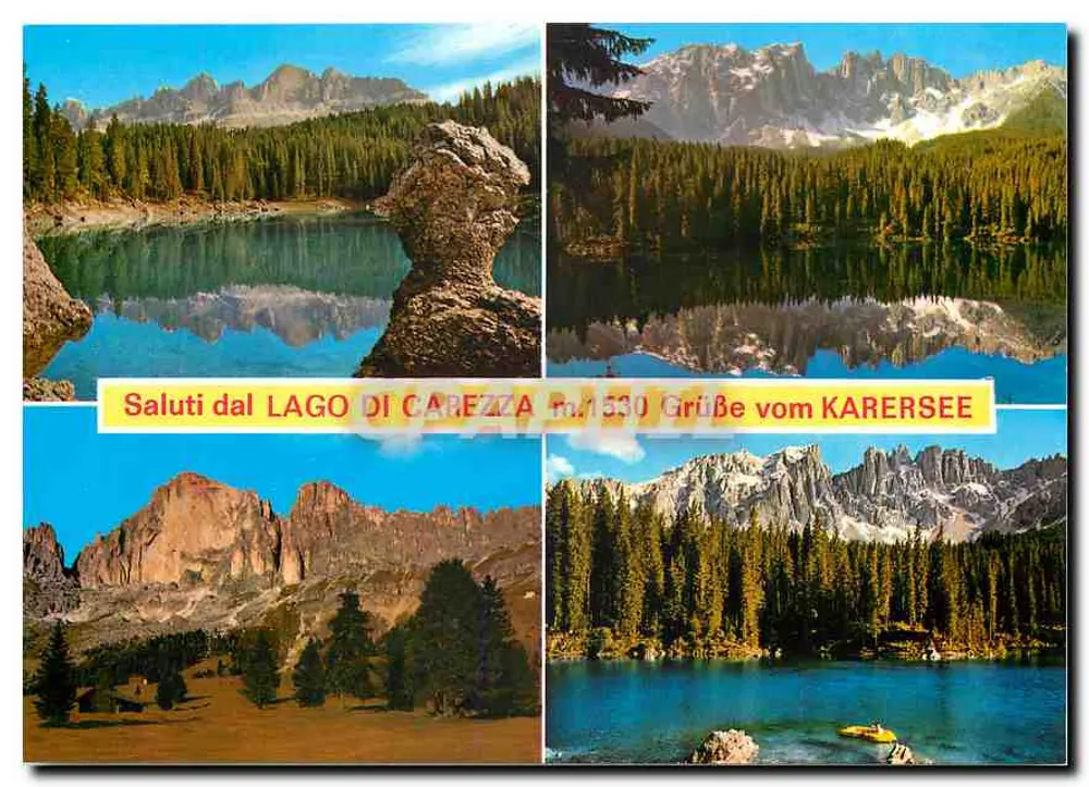 Lago di Carezza — Panoramablick — n°408 - Vorderseite