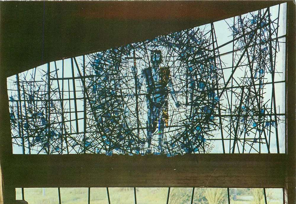 Glasfenster der Apsis — Kirche Saint-Jean-Baptiste — Ausgabe P. Marzari S.R.L. Schio - Vorderseite